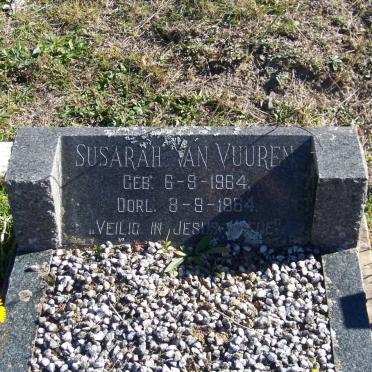 VUUREN Susarah, van 1964-1964