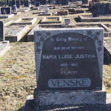 VENSKE Maria Luise Justina 1869-1957