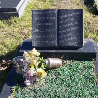 VENSKE Errol Derick 1953-1971