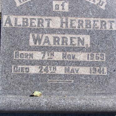 WARREN Albert Herbert 1869-1941