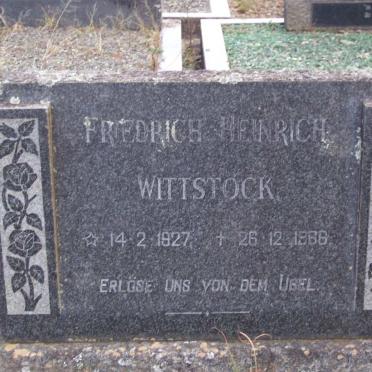 WITTSTOCK Friedrich Heinrich 1927-1966