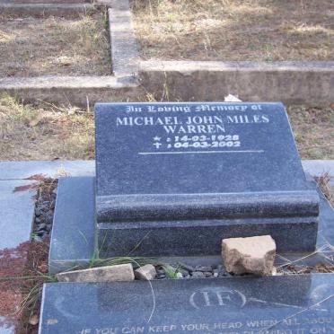 WARREN Michael John Miles 1928-2002