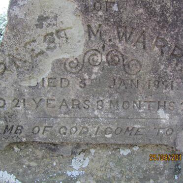 WARREN Georgeni Gertrude -1891 