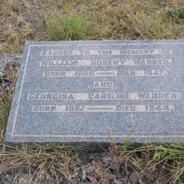 WARREN William Robert 1860-1947 &amp; Georgina Caroline 1867-1944