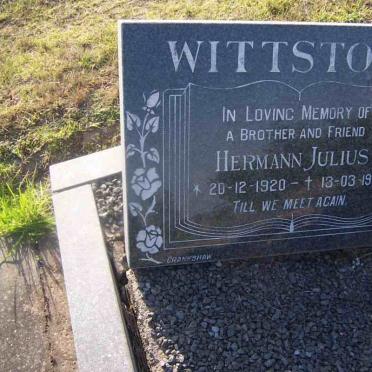 WITTSTOCK Hermann Julius 1920-1988