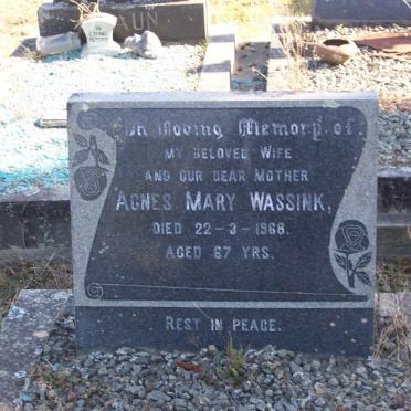 WASSINK Agnes Mary -1968
