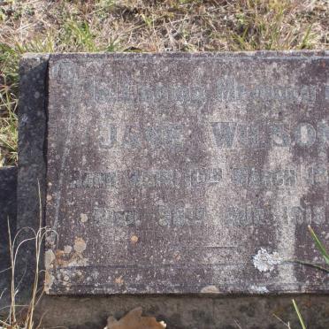 WILSON Jane 1845-1918