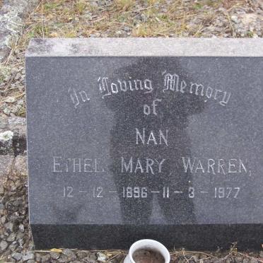 WARREN Ethel Mary 1896-1977