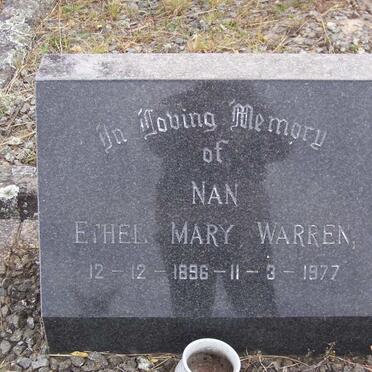 WARREN Ethel Mary 1896-1977