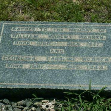 WARREN William Hobery  1860-1947 &amp;  Georgina Caroline 1867-1944