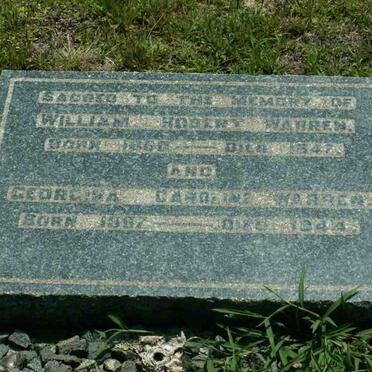WARREN William Hobery  1860-1947 &amp;  Georgina Caroline 1867-1944