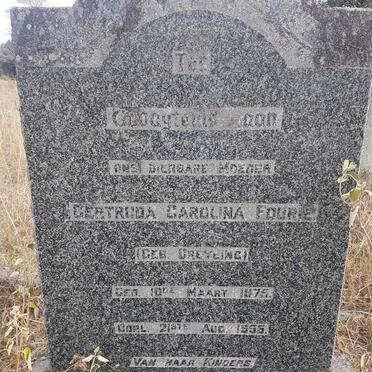 FOURIE Gertruda Carolina nee GREYLING 1875-1955