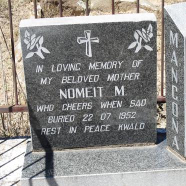 MANGONA Nomeit M. -1952