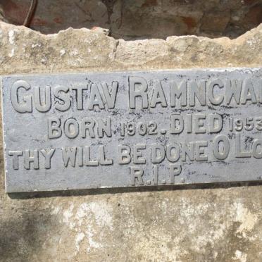 RAMNCWANA Gustav 1902-1953