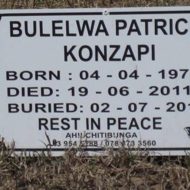 KONZAPI Bulelwa Patricia 1978-2011