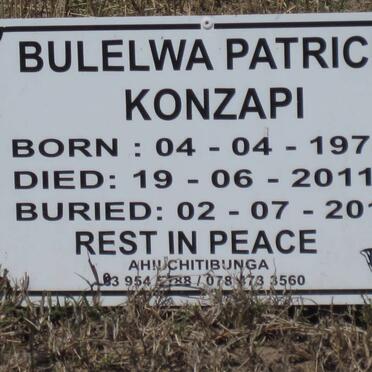 KONZAPI Bulelwa Patricia 1978-2011