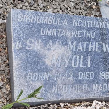 MYOLI Silas Mathew 1943-1966