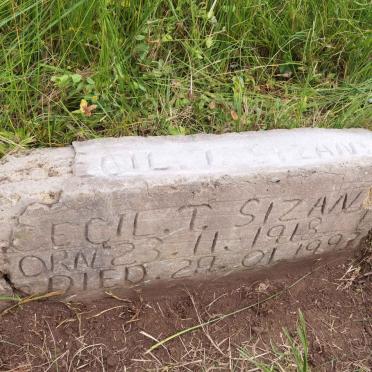 SIZAN? Cecil T. 1918-1997