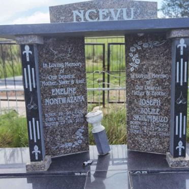 NCEVU Joseph Zolile Skhumbuzo 1931-2008 &amp; Emeline Nontwazana 1930-2010