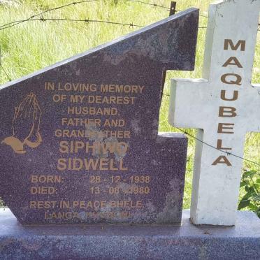MAQUBELA Siphiwo Sidwell 1938-1980