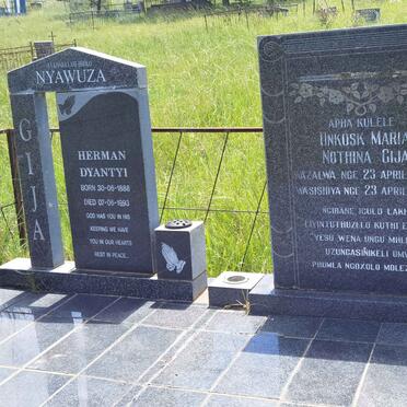 GIJA Herman Dyantyi 1888-1993 &amp; Maria Nothina 1902-1971