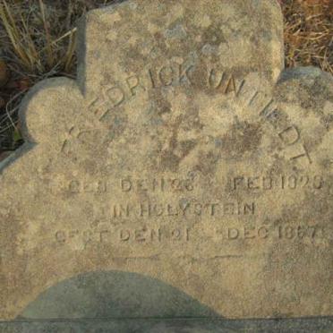UNTIEDT Friedrick 1828-1867