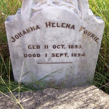 FOURIE Johanna Helena 1893-1894
