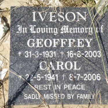 IVESON Geoffrey 1931-2003 &amp; Carol 1941-2006