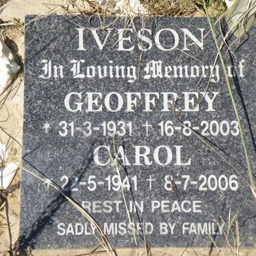 IVESON Geoffrey 1931-2003 &amp; Carol 1941-2006