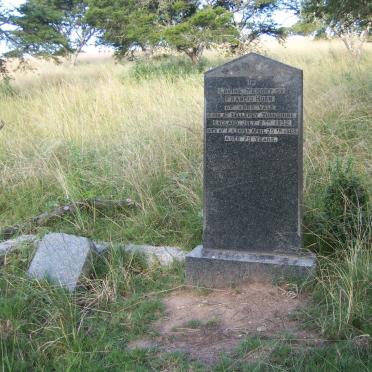 Eastern Cape, STUTTERHEIM district, Thornhill 1265, farm cemetery