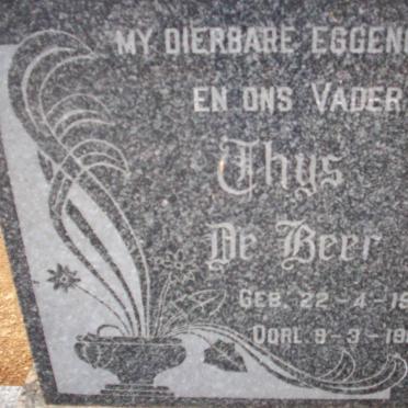 BEER Thys, de 1906-1966