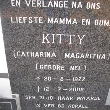 BEKKER Catharina Magaritha nee NEL 1922-2006