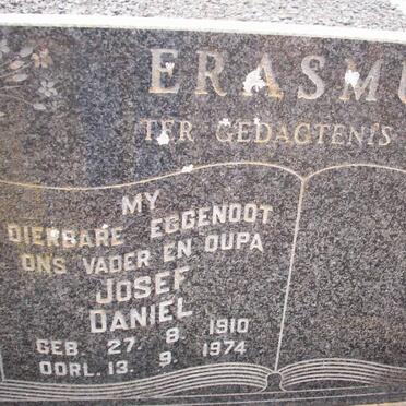 ERASMUS Josef Daniel 1910-1974