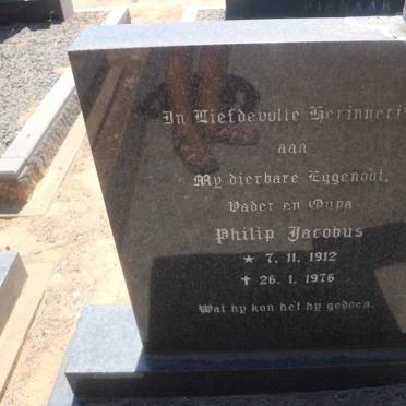 FOURIE Philip Jacobus 1912-1976