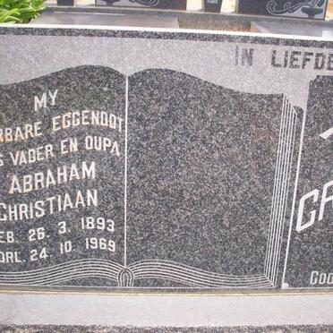 GRASSMAN Abraham Christiaan 1893-1969