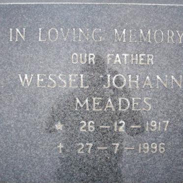 MEADES Wessel Johannes 1917-1996