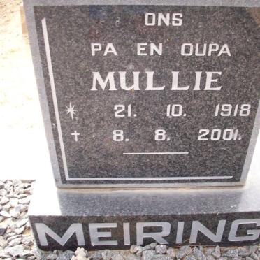 MEIRING Mullie 1918-2001
