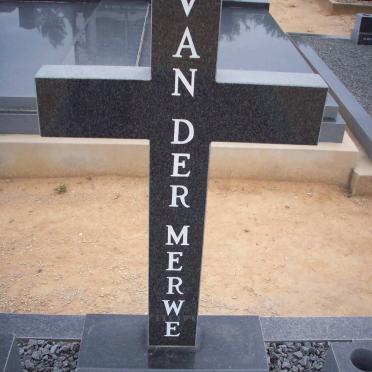 MERWE Drahomira, van der 1924-2004