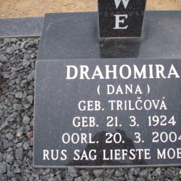 MERWE Drahomira, van der 1924-2004