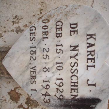 NYSSCHEN Karel J., de 1929-1943