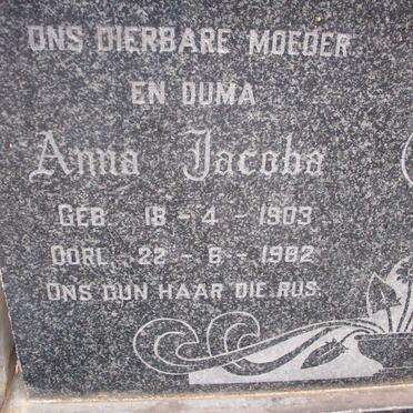 NELL Anna Jacoba 1903-1982