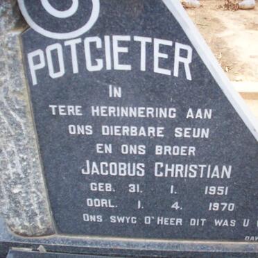 POTGIETER Jacobus Christian 1951-1970
