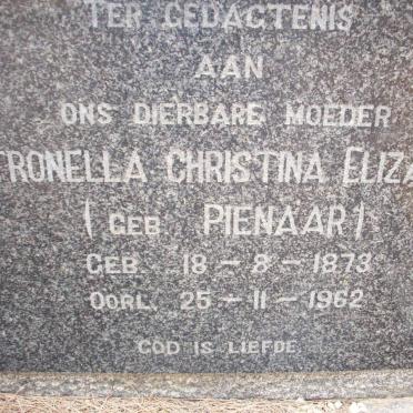 PIENAAR Andries Herklaas 1873-1954 &amp; Petronella Christina Elizabeth PIENAAR 1873-1962