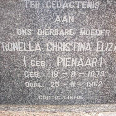 PIENAAR Andries Herklaas 1873-1954 &amp; Petronella Christina Elizabeth PIENAAR 1873-1962