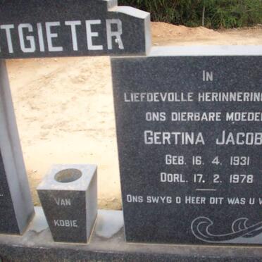 POTGIETER Gertina Jacoba 1931-1978