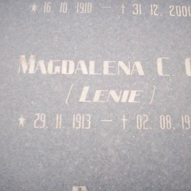 PREEZ Magdalena C.G., du 1913-1997