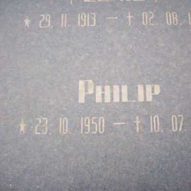 PREEZ Philip, du 1950-1994