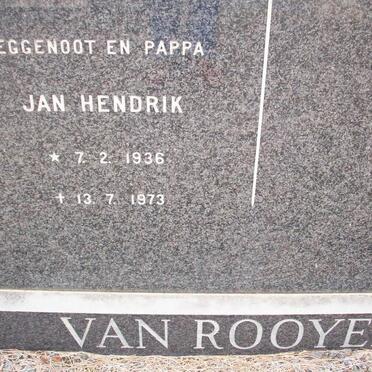 ROOYEN Jan Hendrik, van 1936-1973