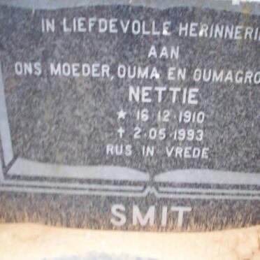 SMIT Nettie 1910-1993