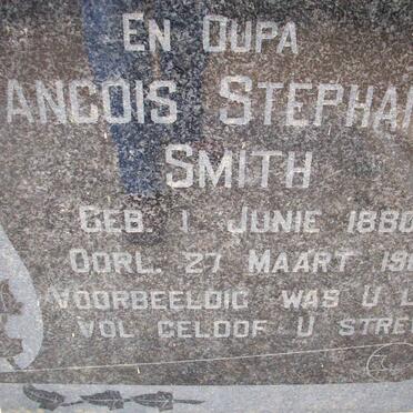 SMITH Francois Stephanus 1880-1966